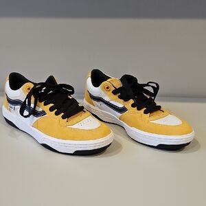 Vans Rowan 2 Sneakers - Style # VNOA2Z3I in Yellow, Black, & White - NEW-Mens 9